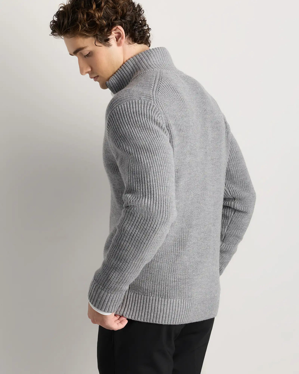 Australian Merino Wool Full Zip Sweater