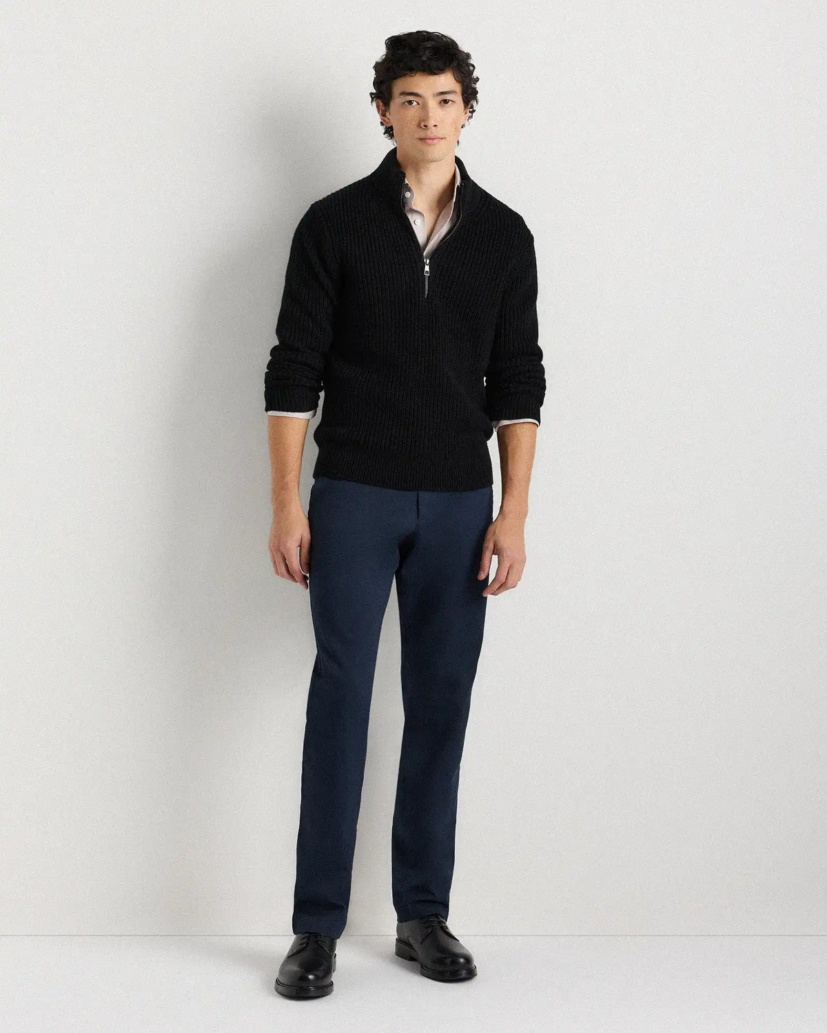 Australian Merino Wool Half Zip Sweater