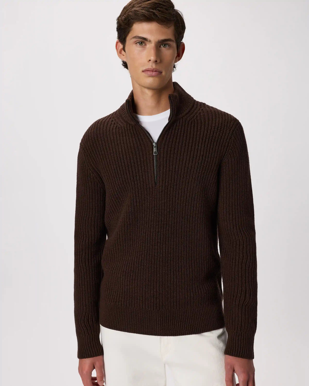 Australian Merino Wool Half Zip Sweater