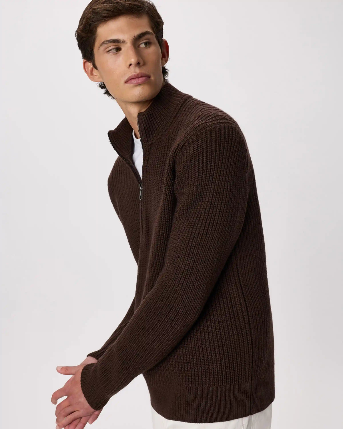Australian Merino Wool Half Zip Sweater
