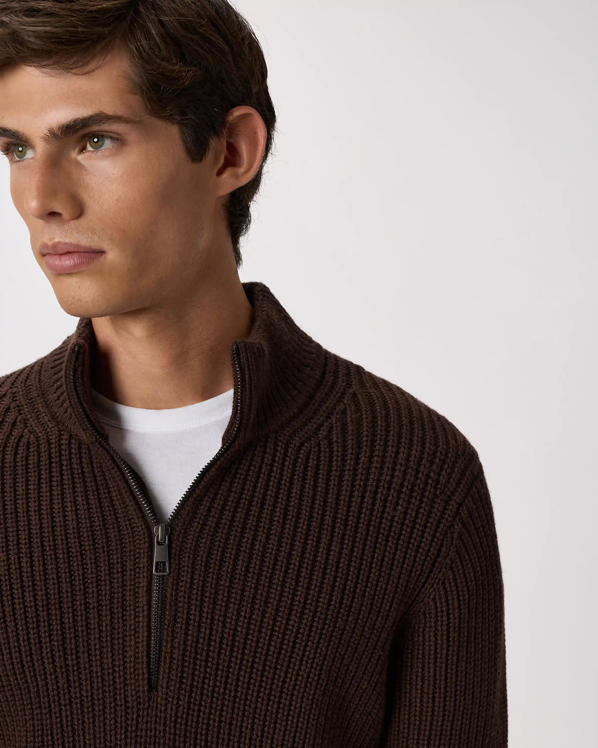 Australian Merino Wool Half Zip Sweater