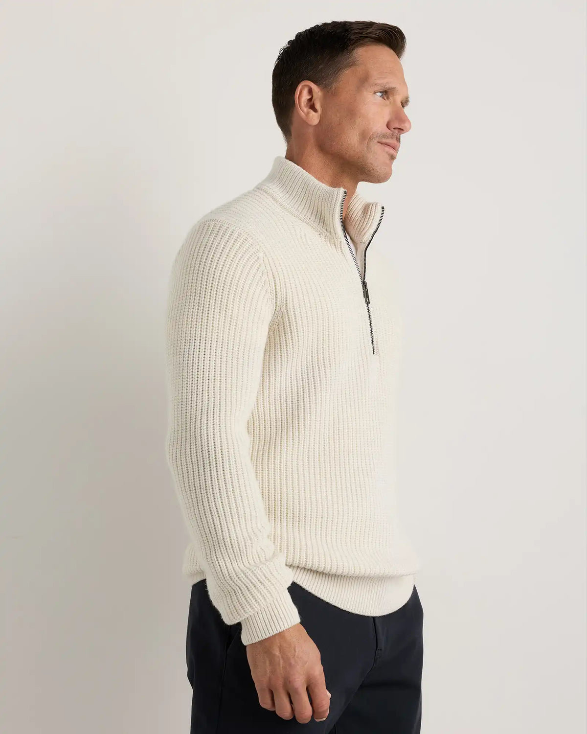 Australian Merino Wool Half Zip Sweater