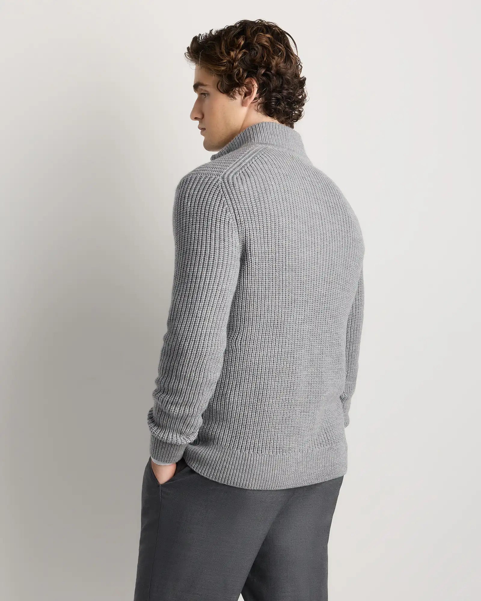 Australian Merino Wool Half Zip Sweater