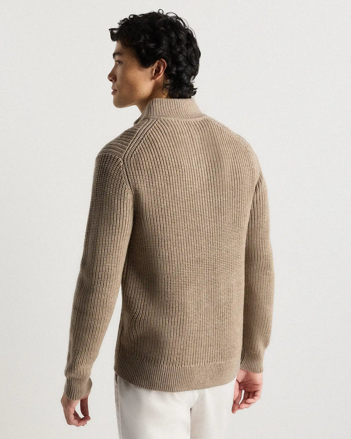 Australian Merino Wool Half Zip Sweater