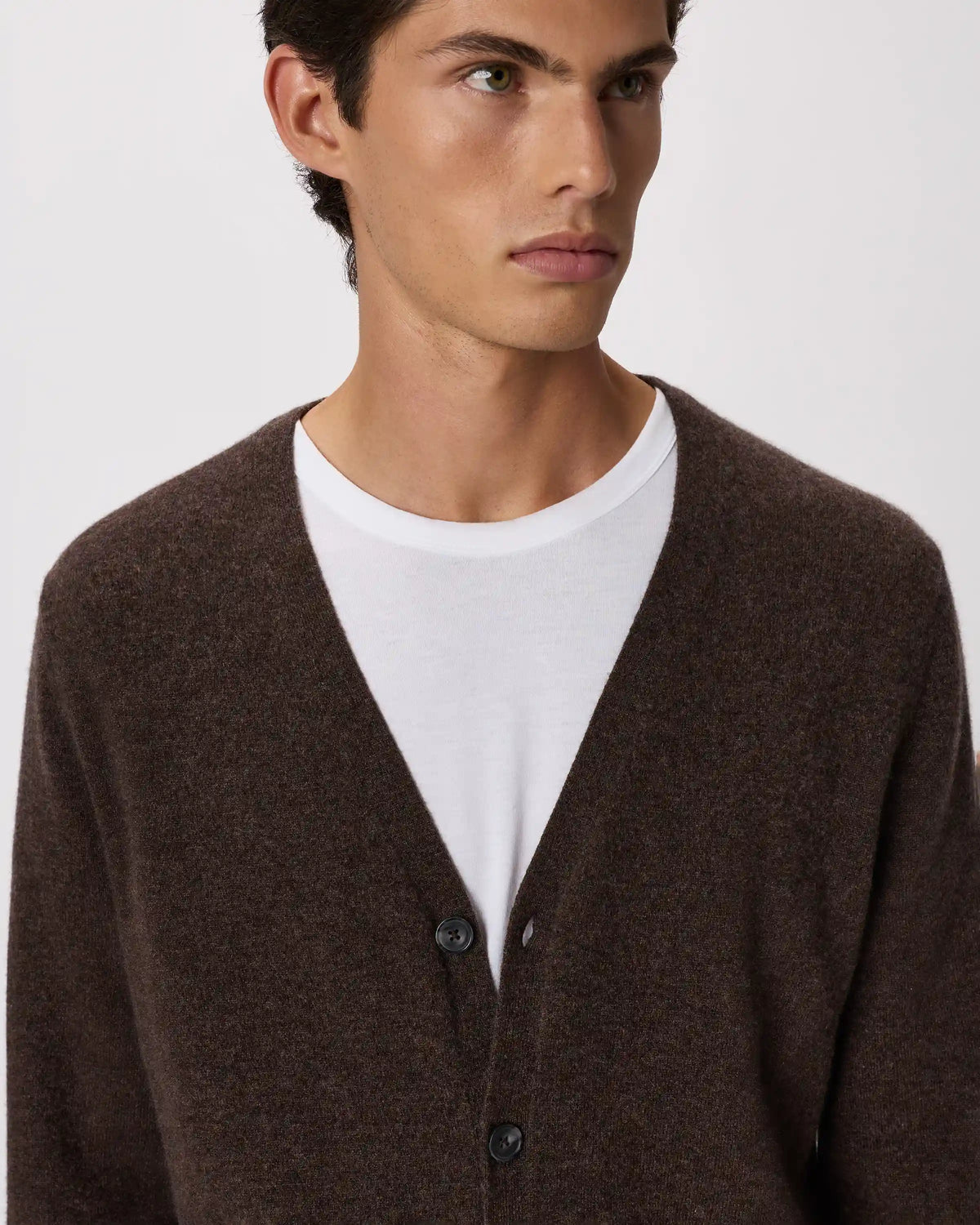 Mongolian Cashmere Cardigan Sweater