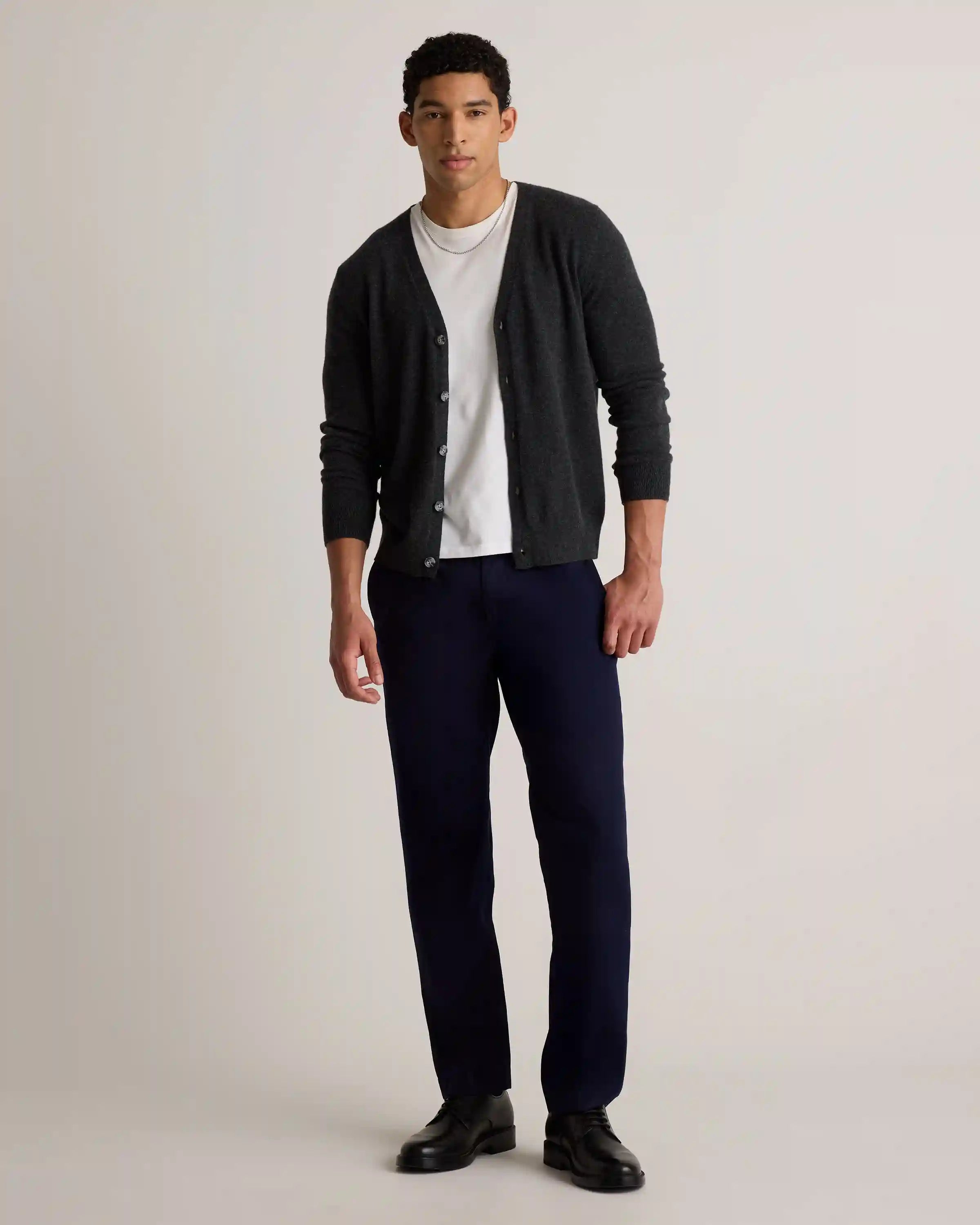 Mongolian Cashmere Cardigan Sweater