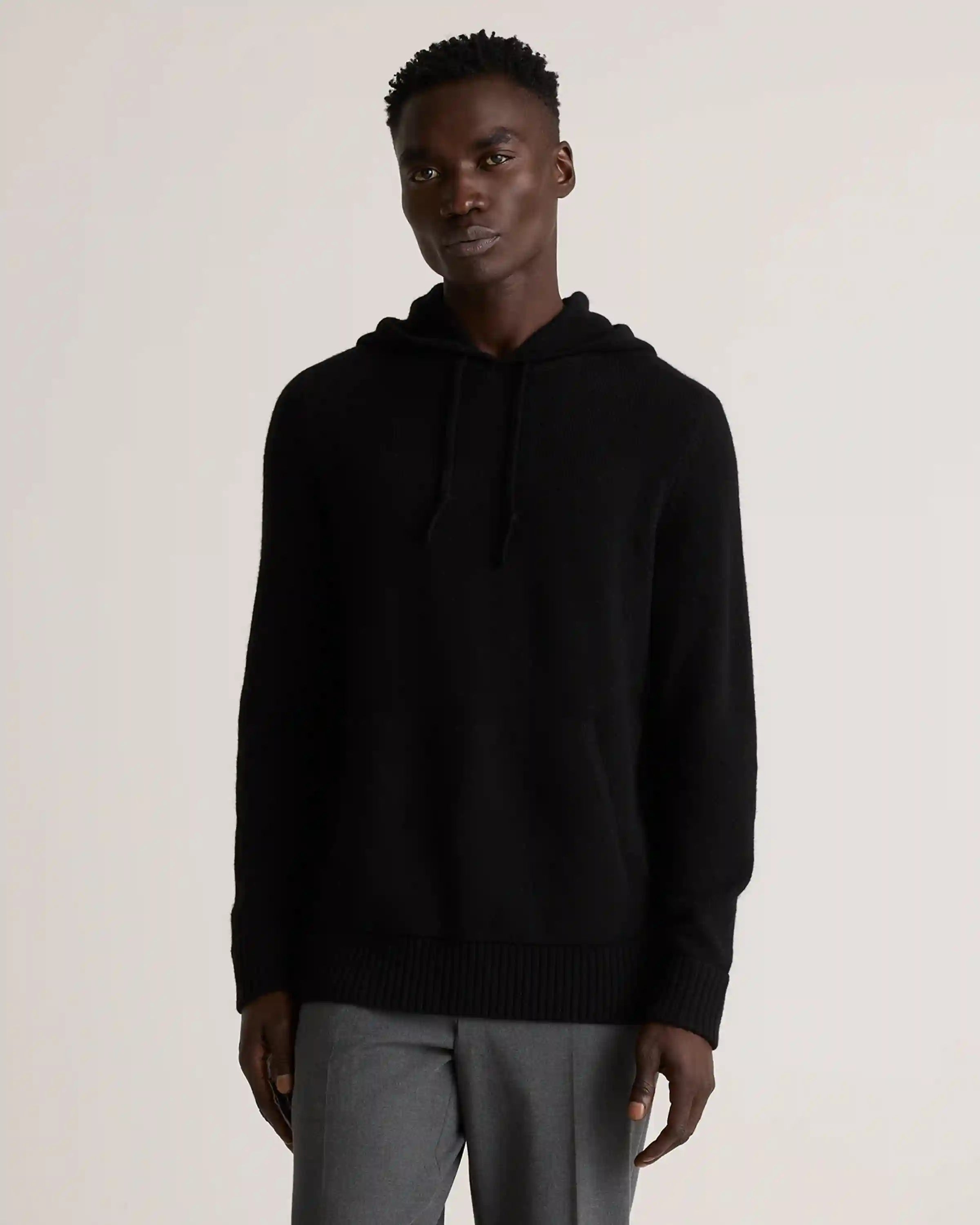 100% Yak Wool Pullover Hoodie
