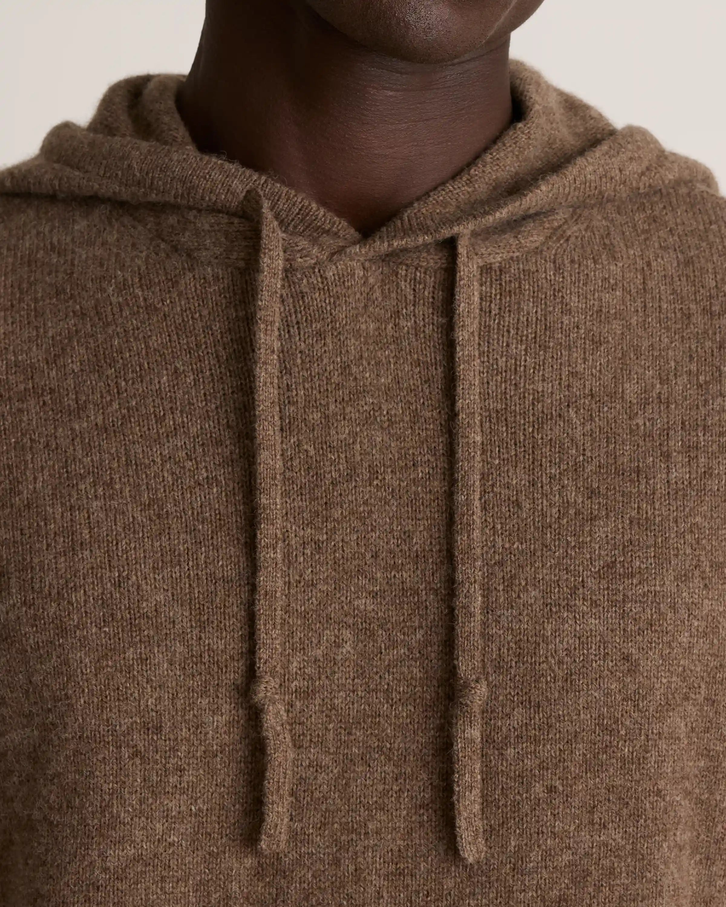 100% Yak Wool Pullover Hoodie