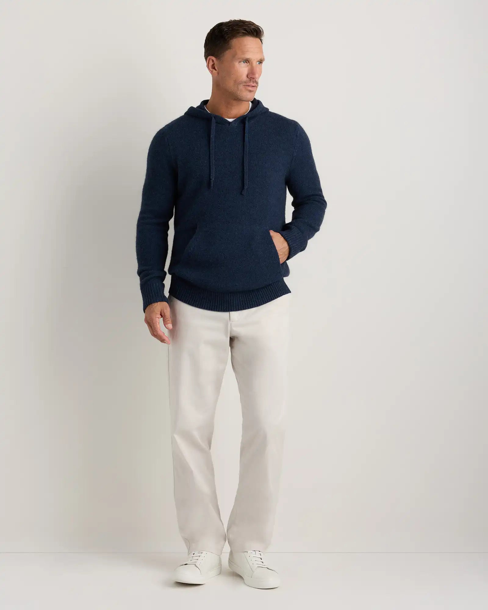 100% Yak Wool Pullover Hoodie