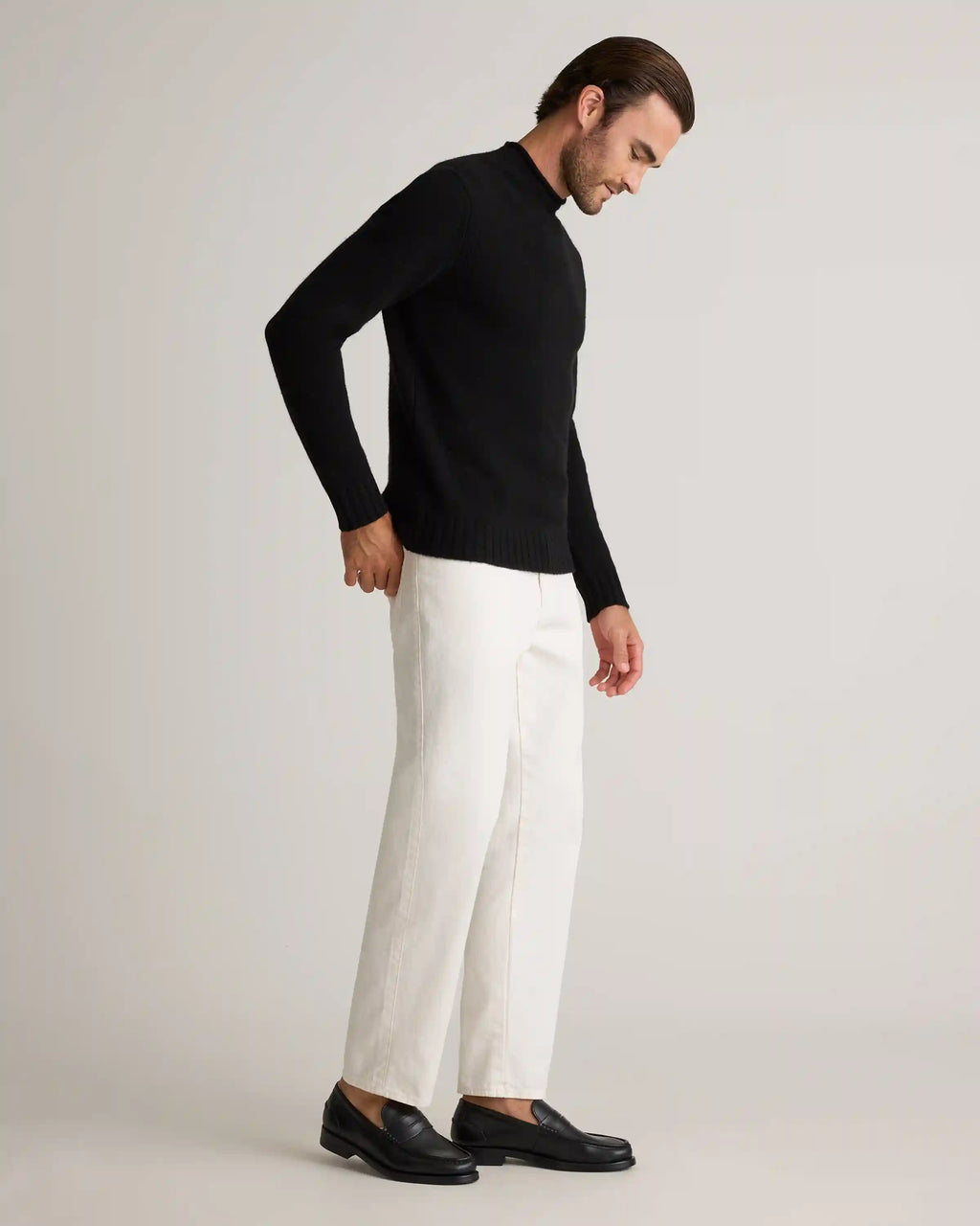 100% Yak Wool Roll Neck Sweater
