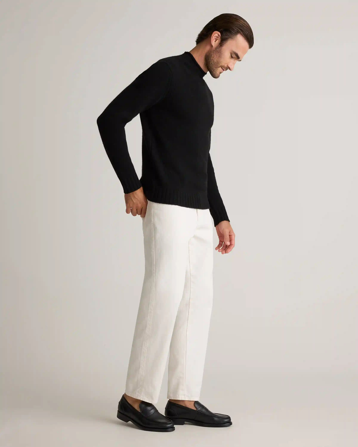 100% Yak Wool Roll Neck Sweater