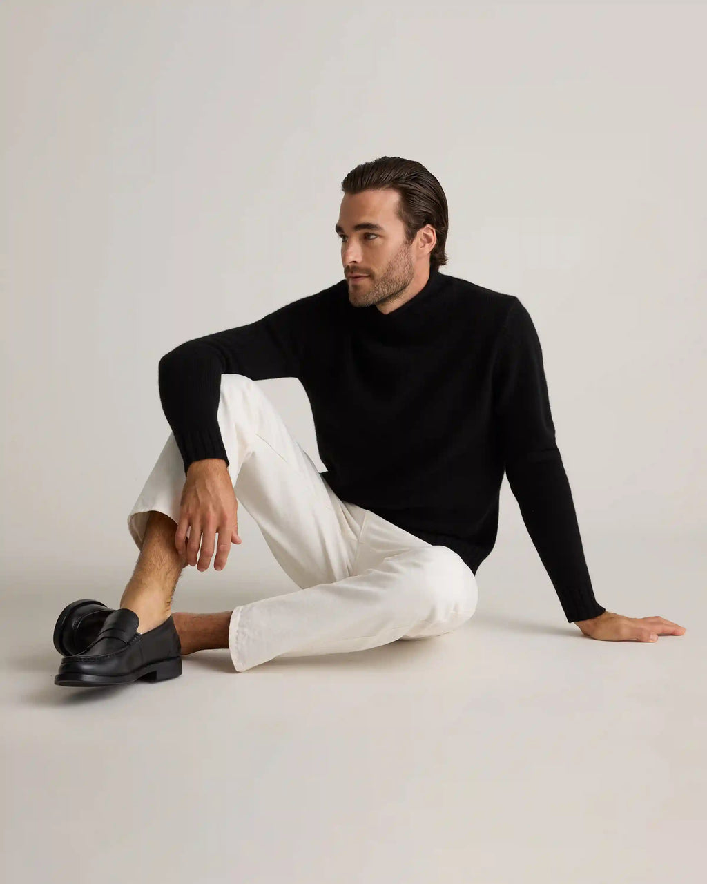 100% Yak Wool Roll Neck Sweater