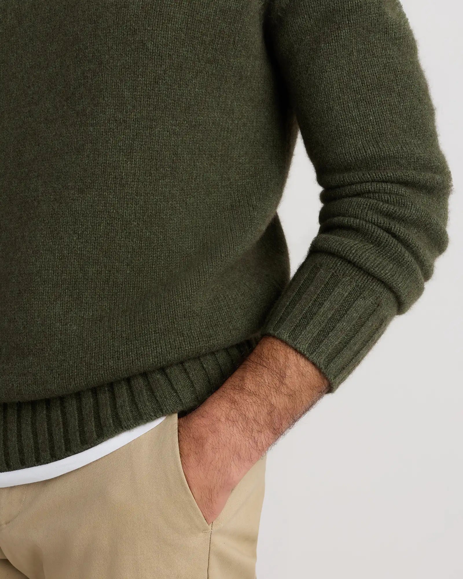 100% Yak Wool Roll Neck Sweater