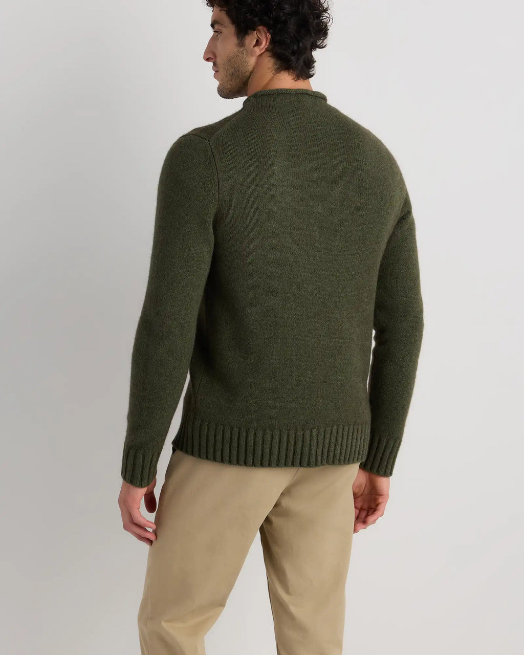 100% Yak Wool Roll Neck Sweater