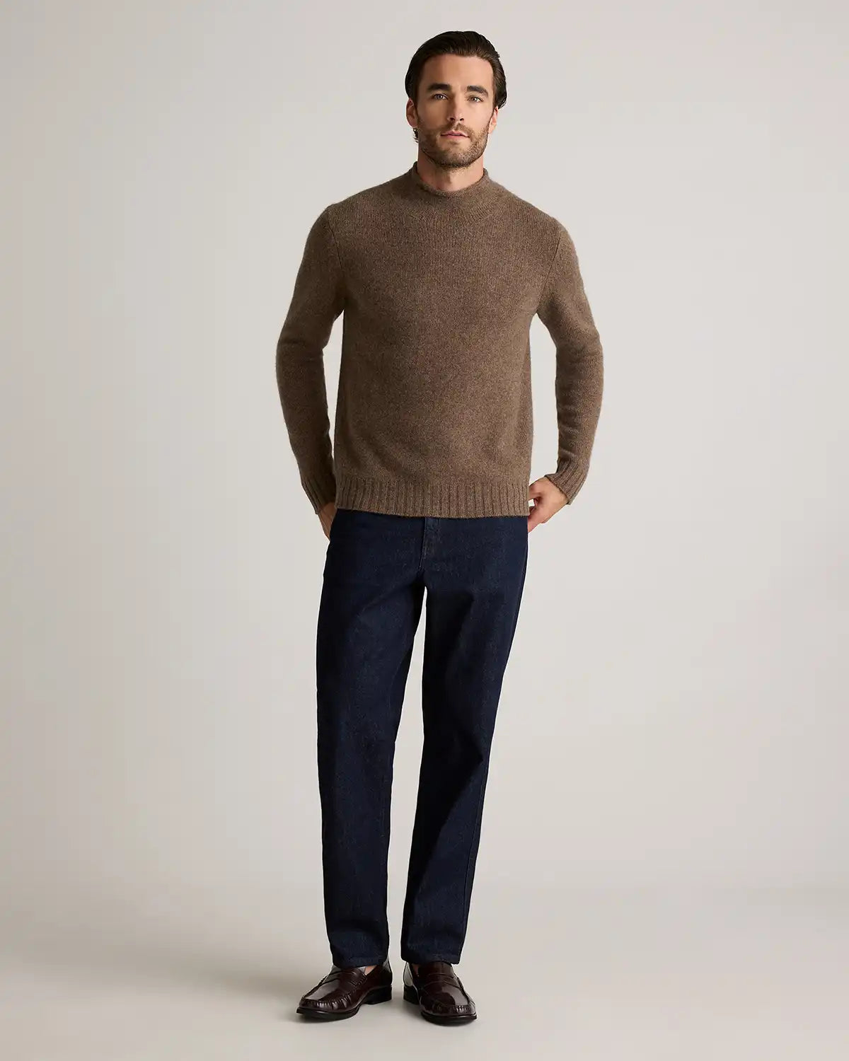 100% Yak Wool Roll Neck Sweater
