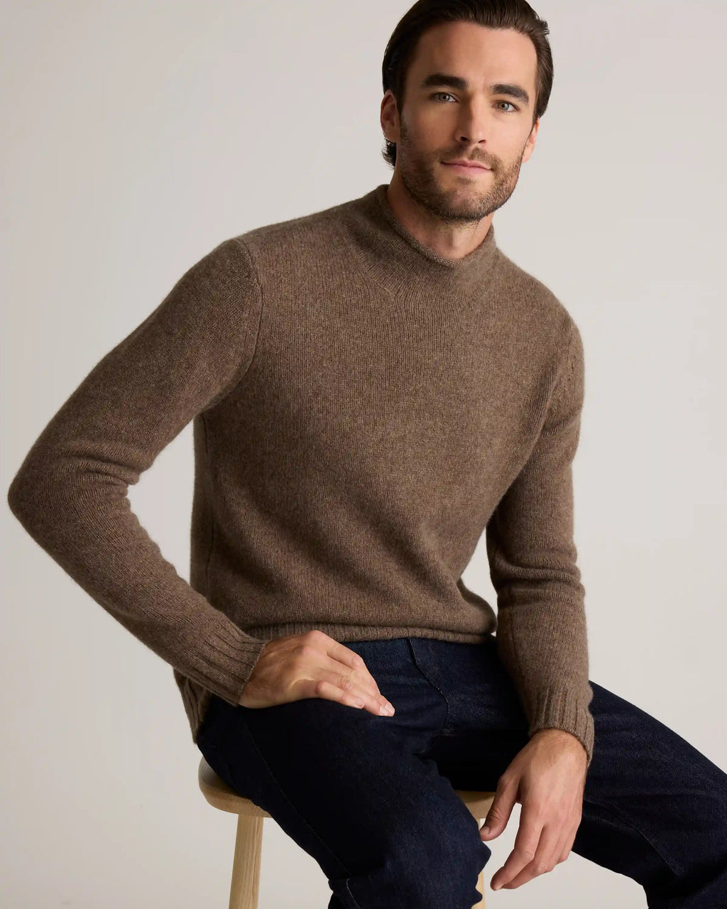 100% Yak Wool Roll Neck Sweater