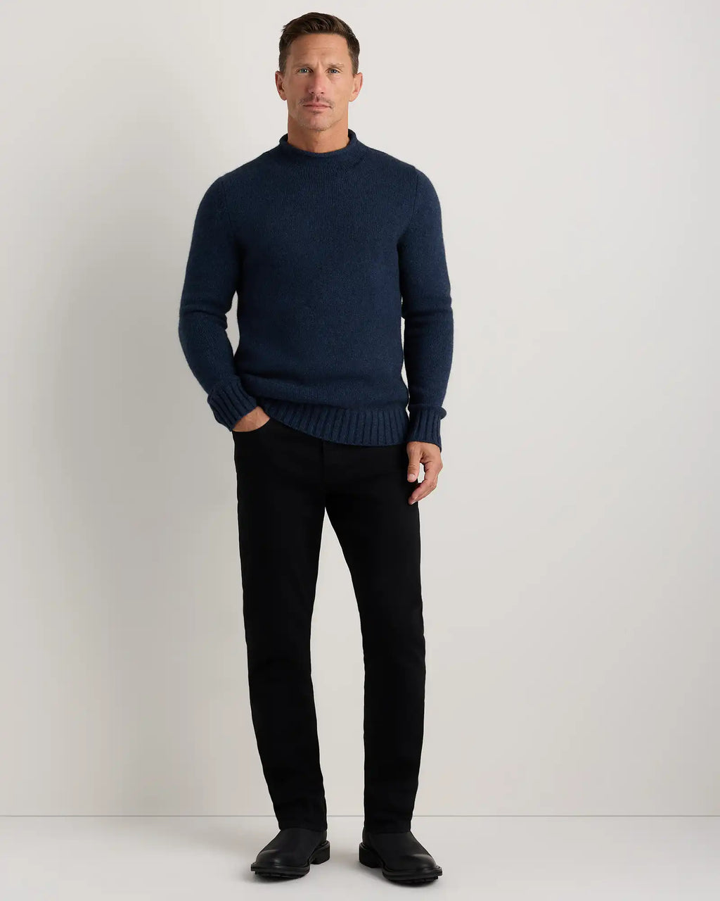 100% Yak Wool Roll Neck Sweater