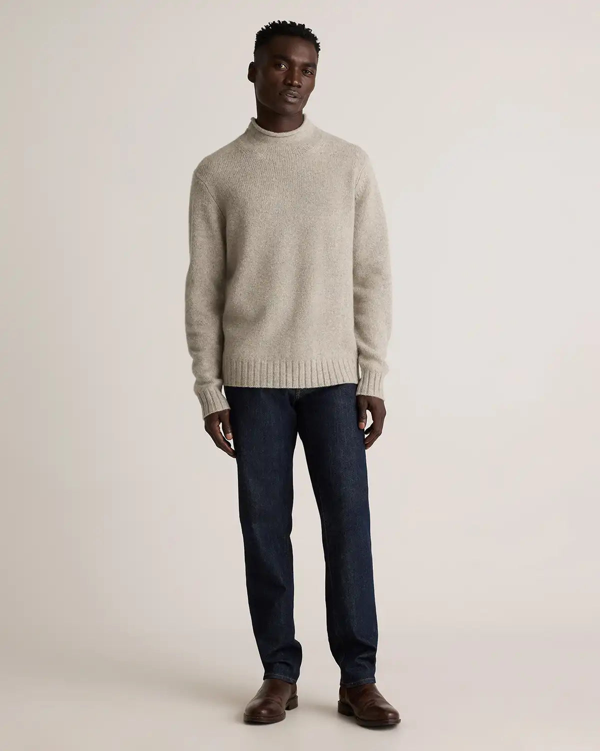100% Yak Wool Roll Neck Sweater