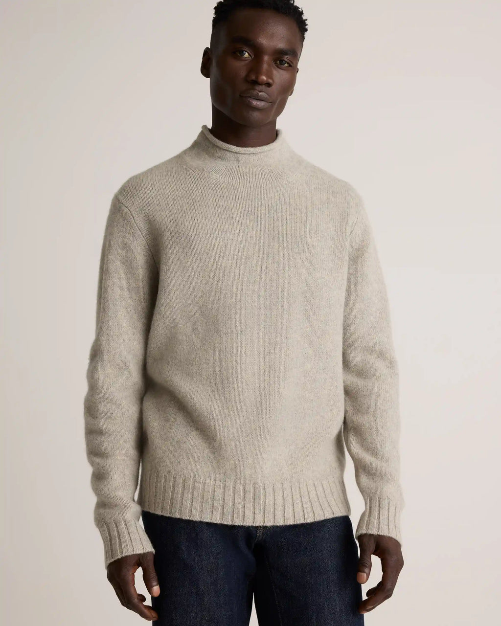 100% Yak Wool Roll Neck Sweater
