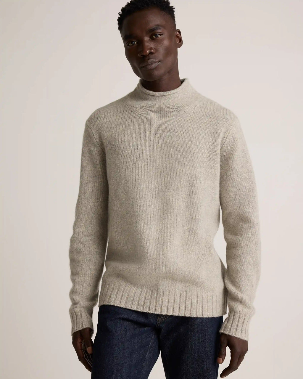 100% Yak Wool Roll Neck Sweater