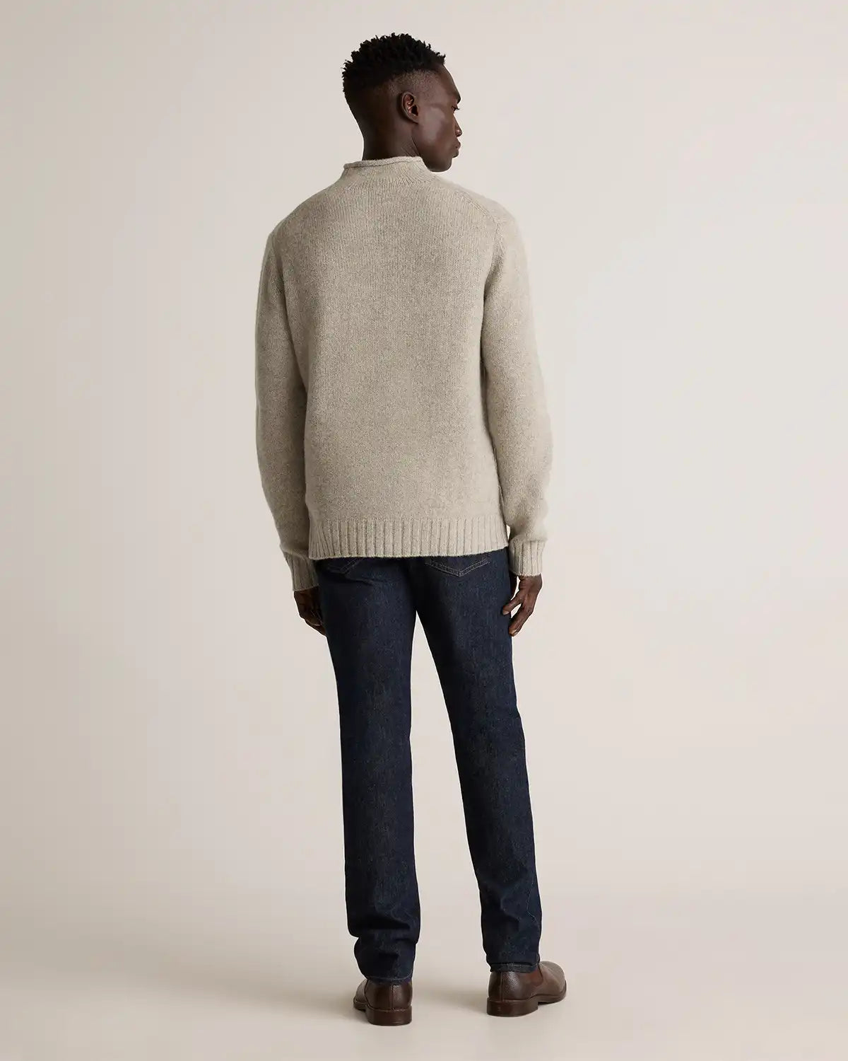 100% Yak Wool Roll Neck Sweater