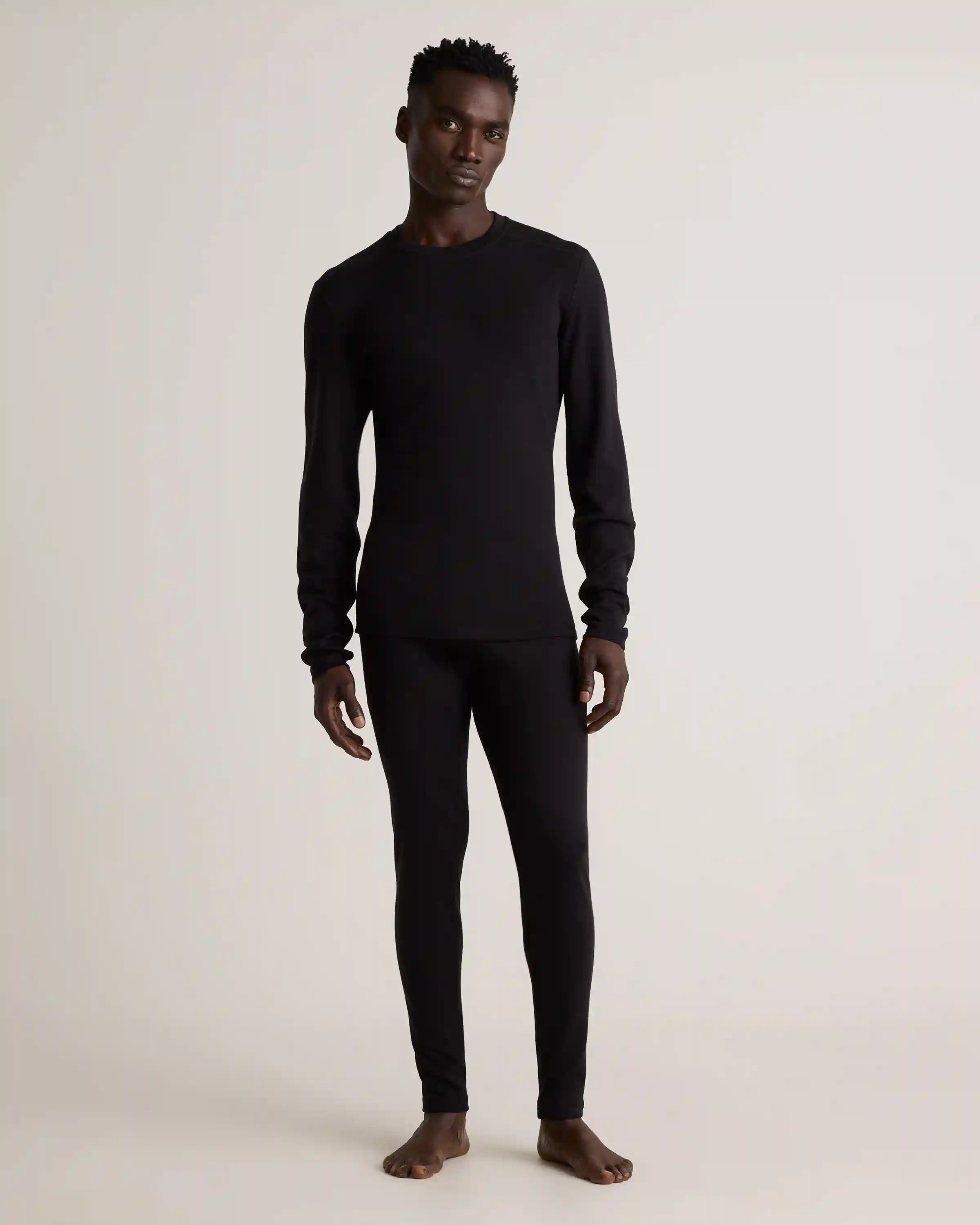100% Merino Wool Cold Weather Base Layer Crew