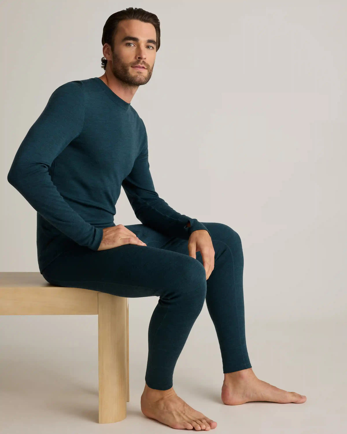 100% Merino Wool Cold Weather Base Layer Crew