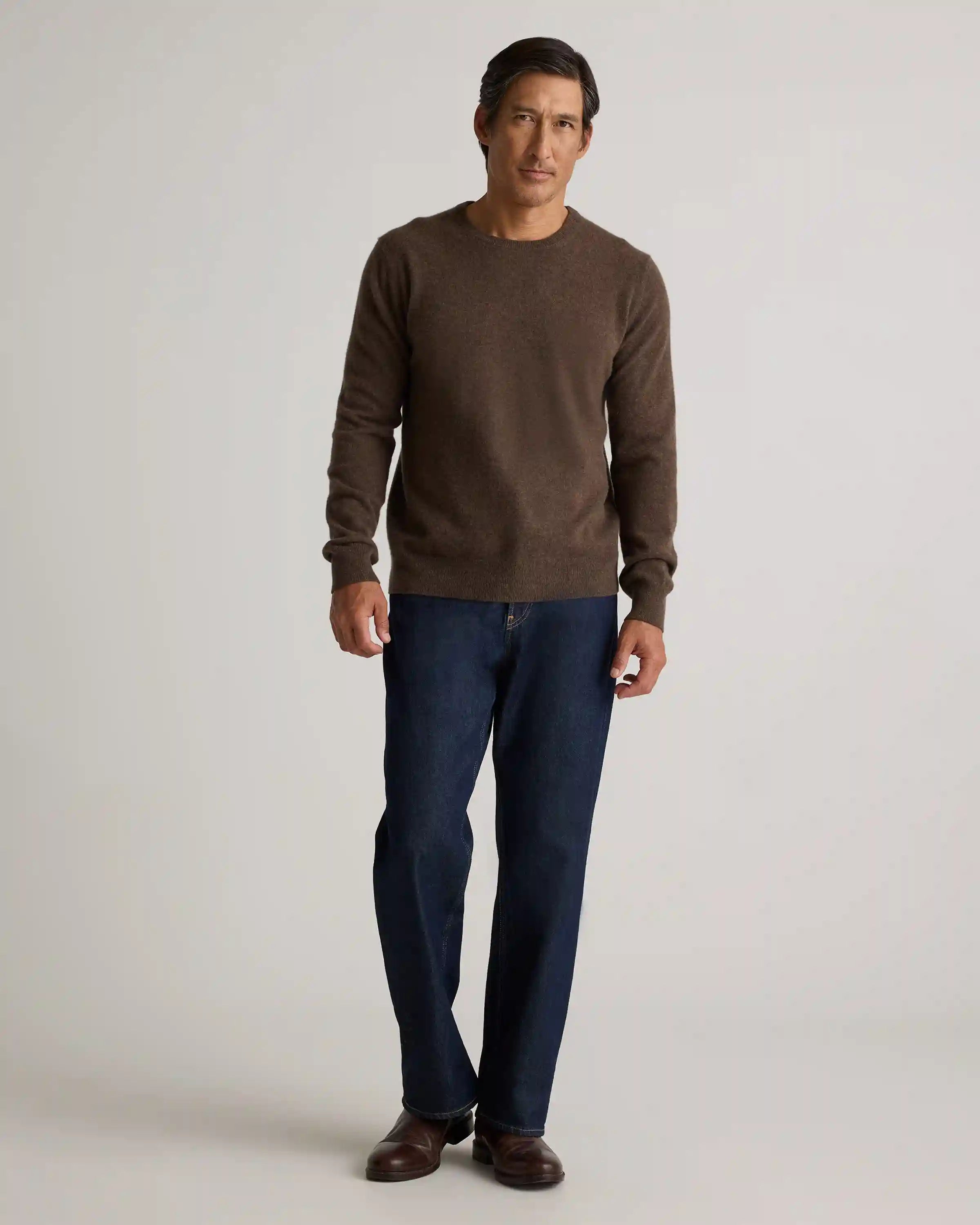 Mongolian Cashmere Crewneck Sweater