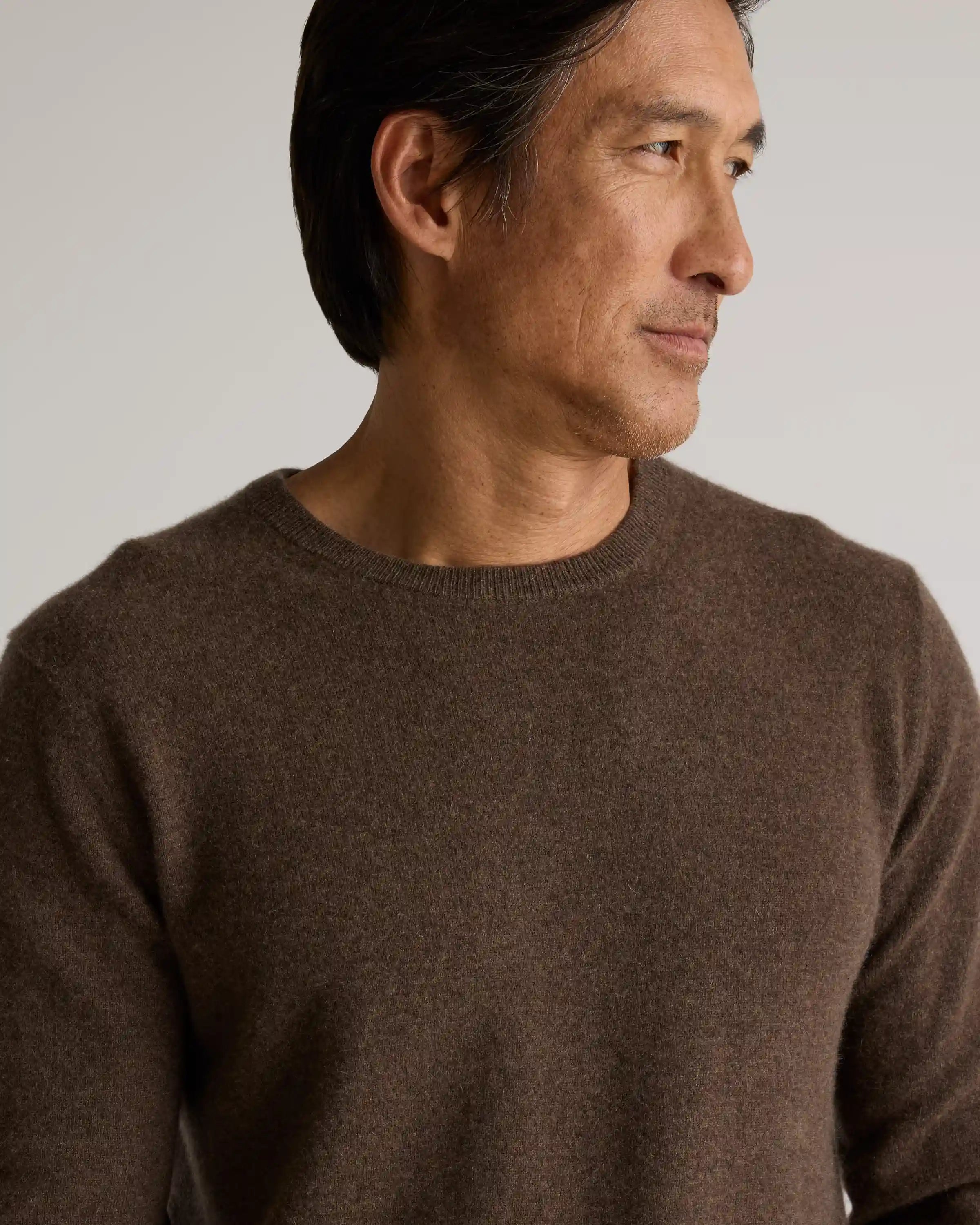 Mongolian Cashmere Crewneck Sweater