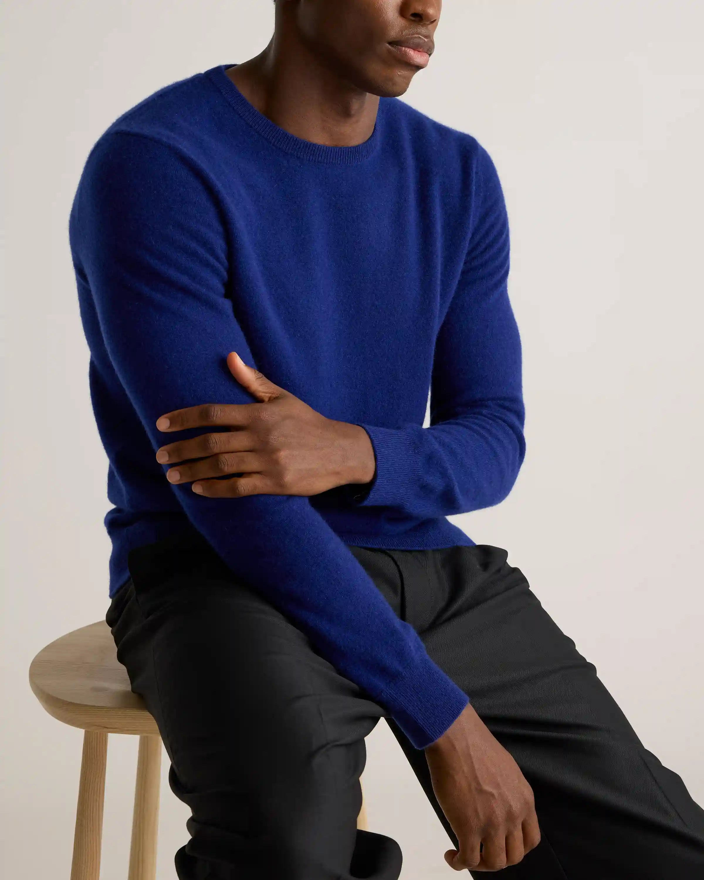 Mongolian Cashmere Crewneck Sweater