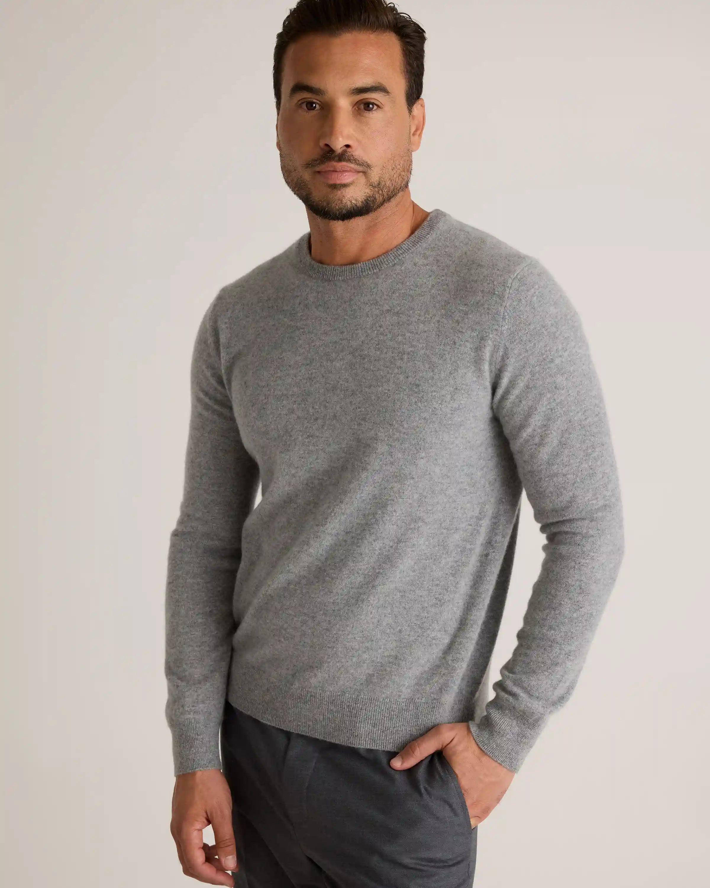 Mongolian Cashmere Crewneck Sweater