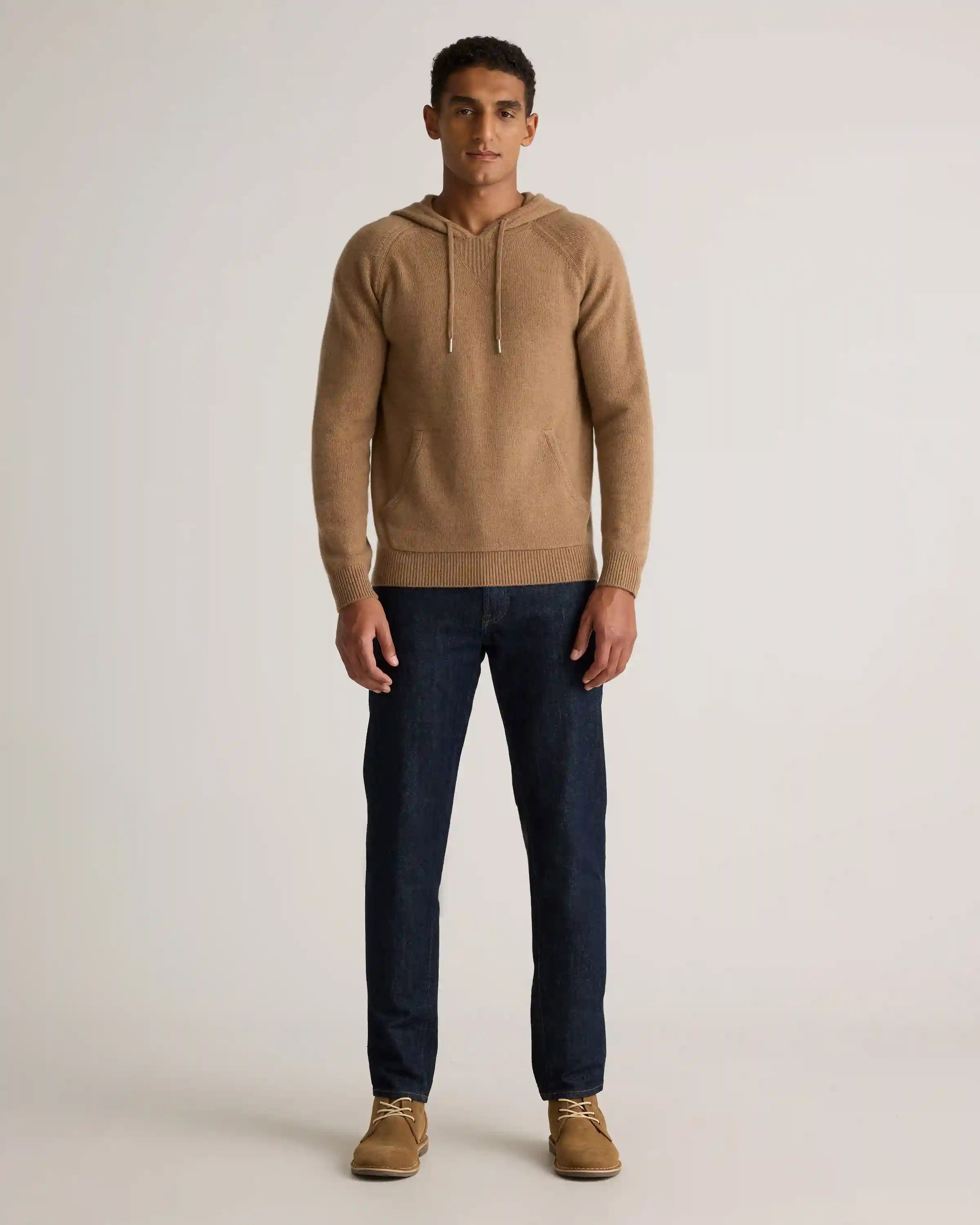 Mongolian Cashmere Pullover Hoodie