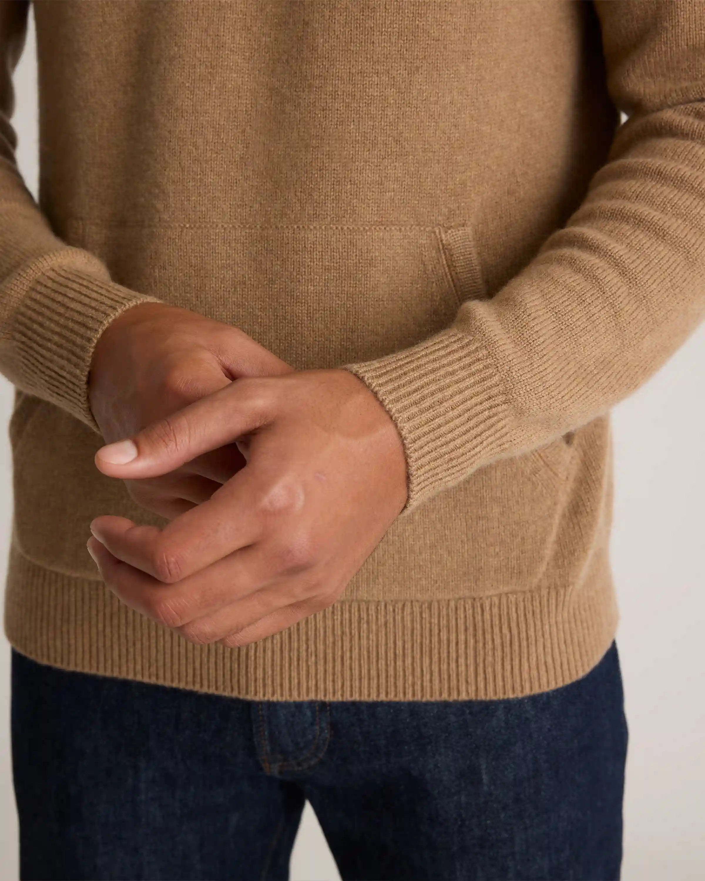 Mongolian Cashmere Pullover Hoodie