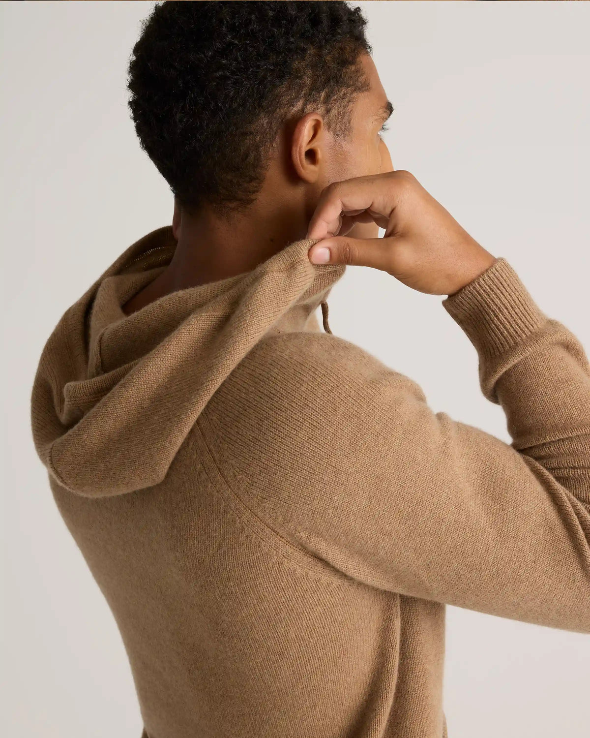 Mongolian Cashmere Pullover Hoodie