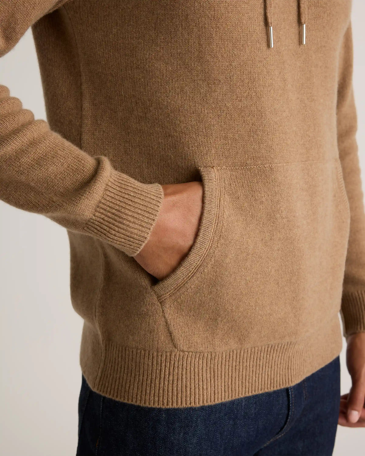 Mongolian Cashmere Pullover Hoodie