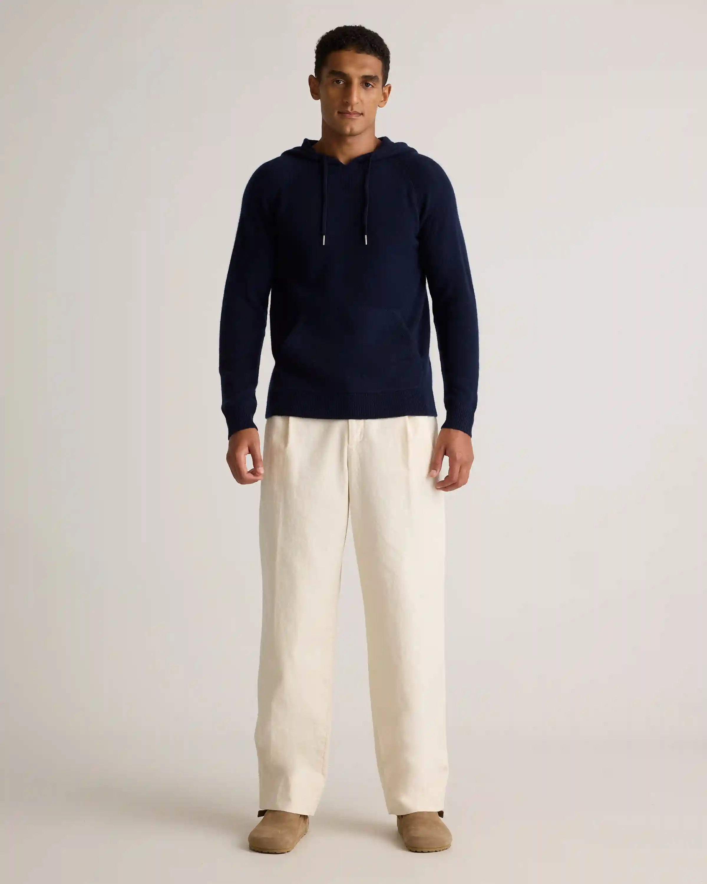 Mongolian Cashmere Pullover Hoodie