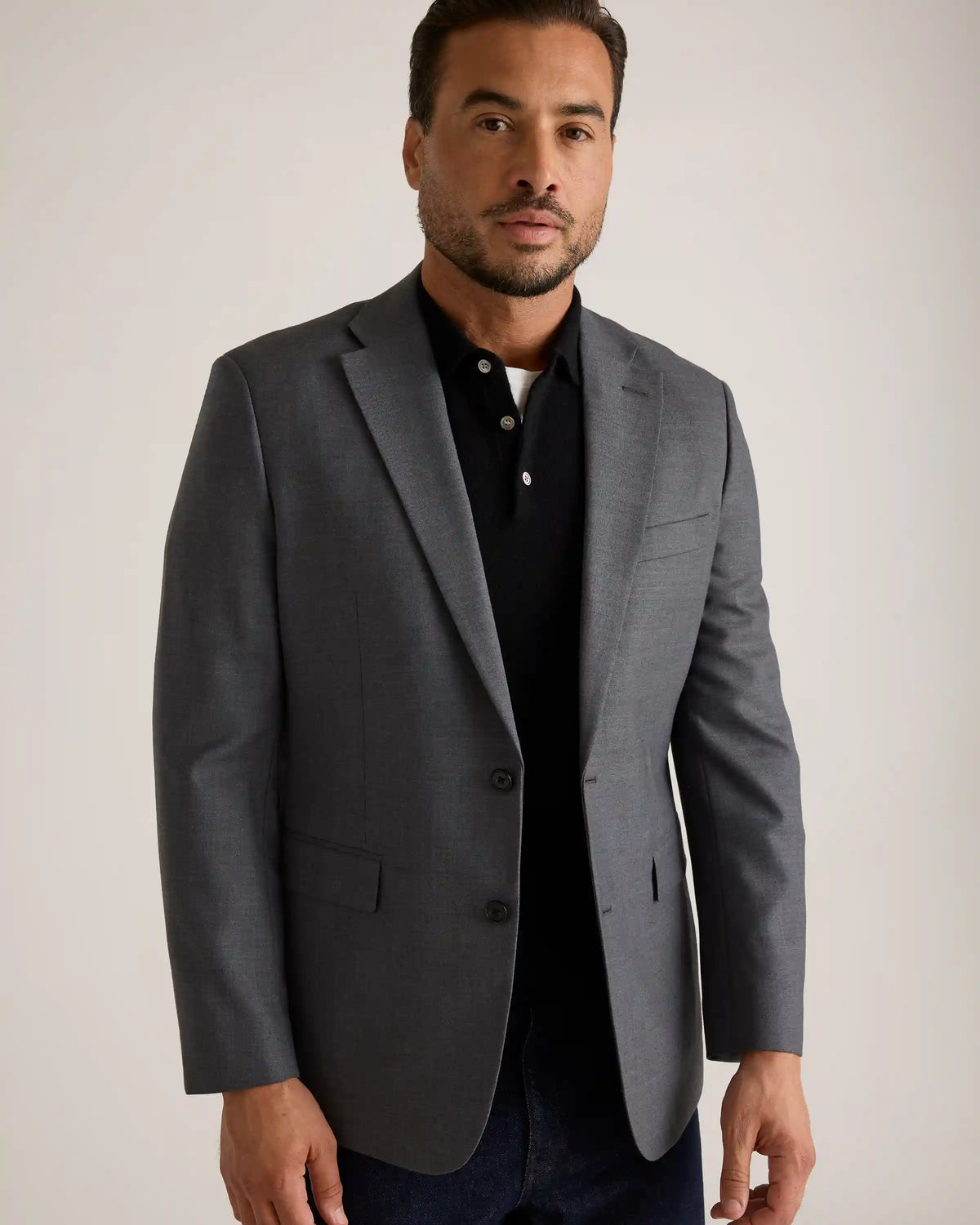 Mongolian Cashmere Polo Sweater