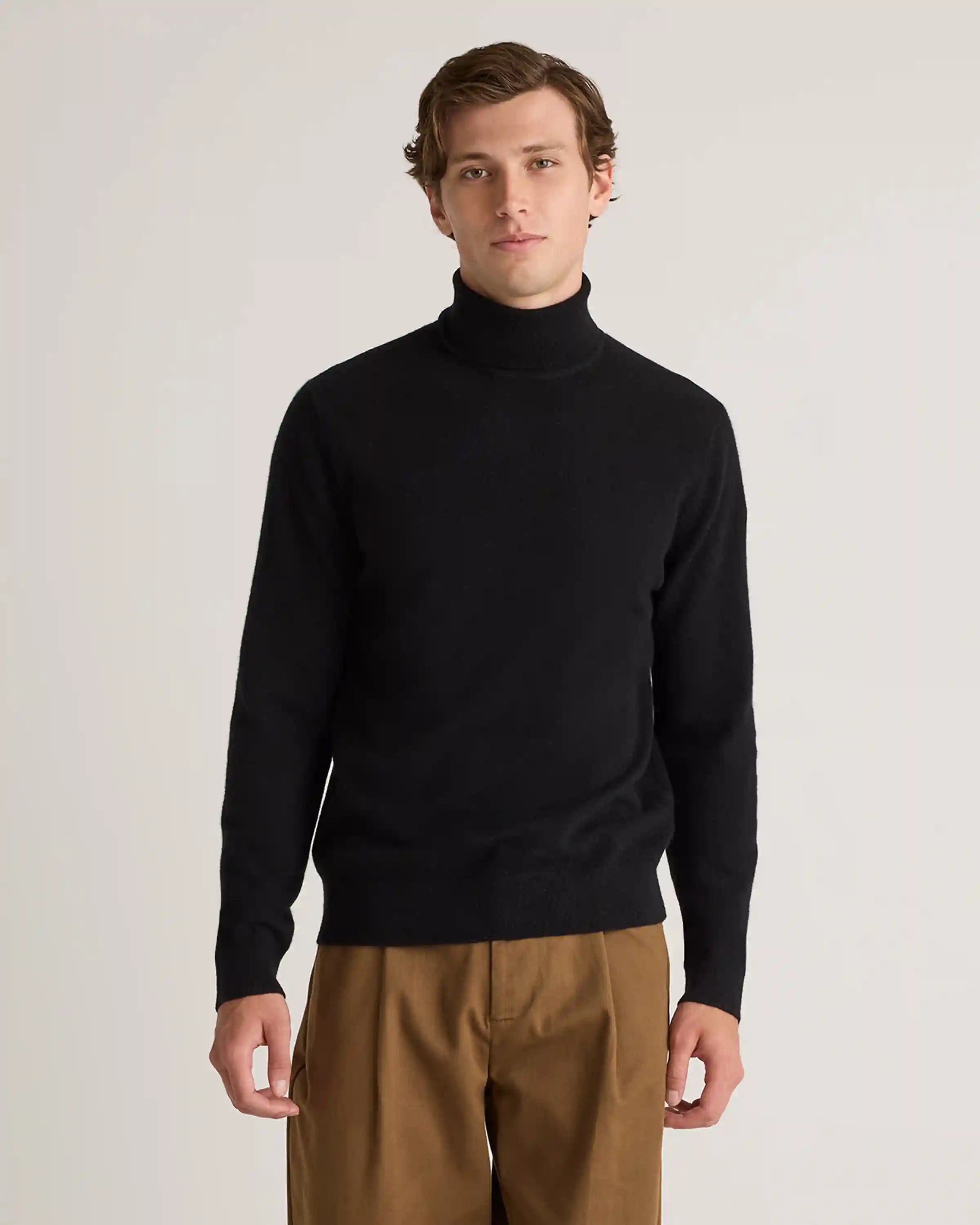 Mongolian Spring Cashmere Turtleneck Sweater