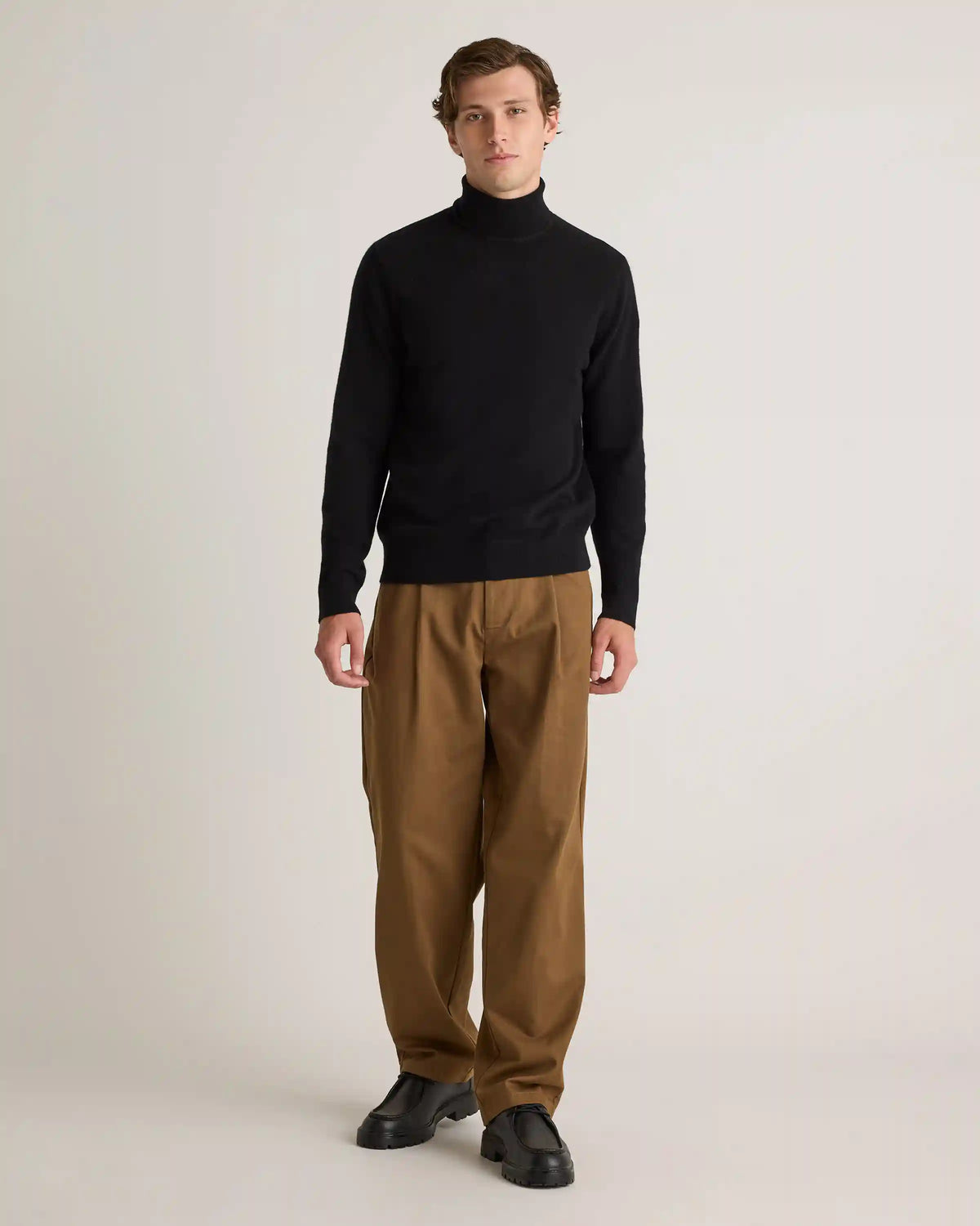 Mongolian Spring Cashmere Turtleneck Sweater