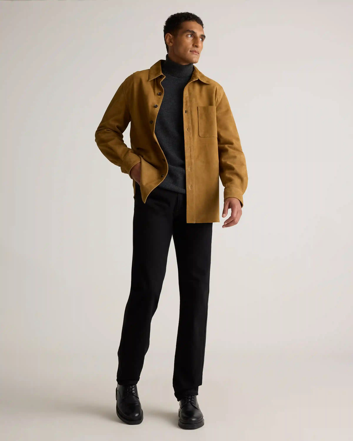 Mongolian Cashmere Turtleneck Sweater