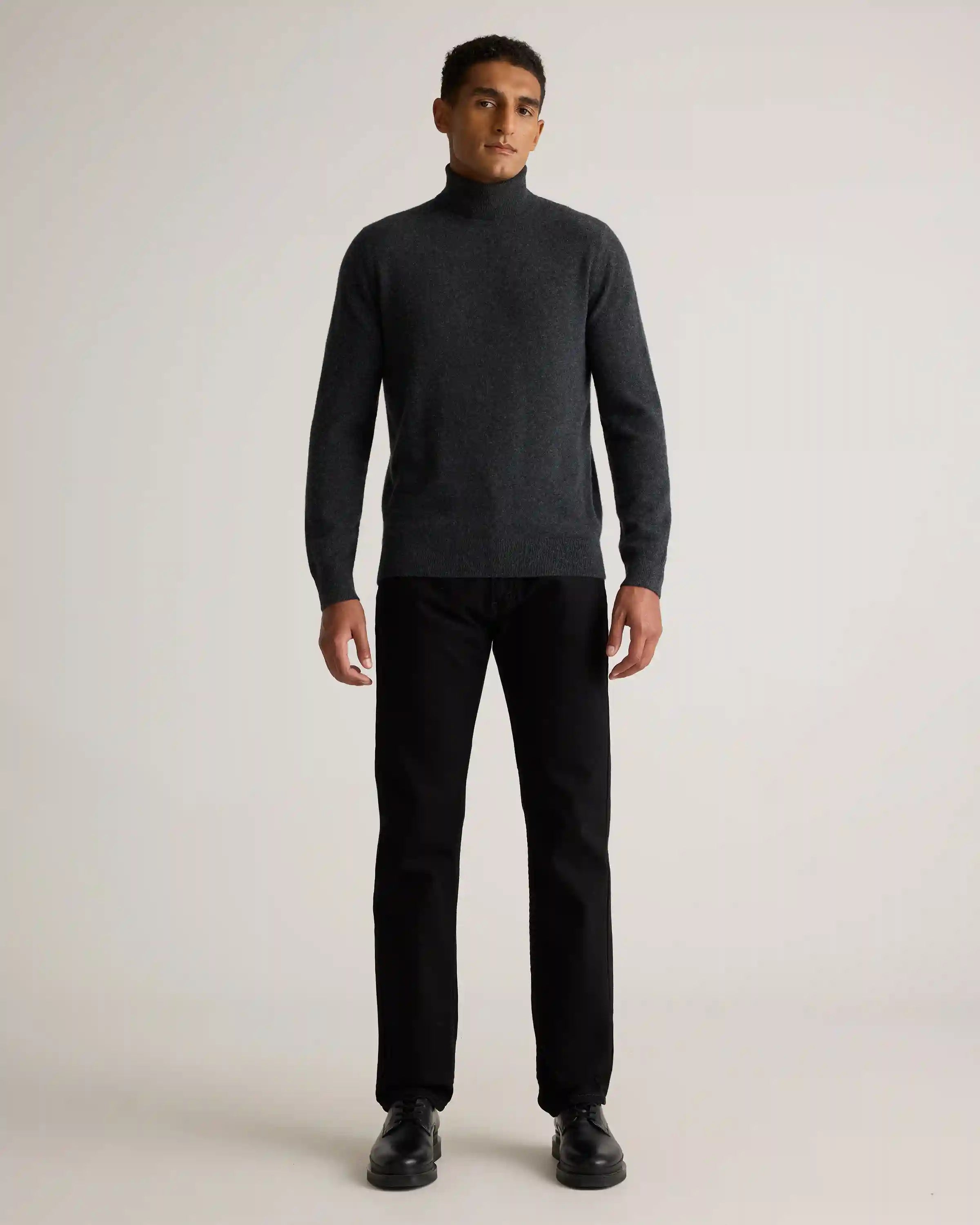 Mongolian Cashmere Turtleneck Sweater