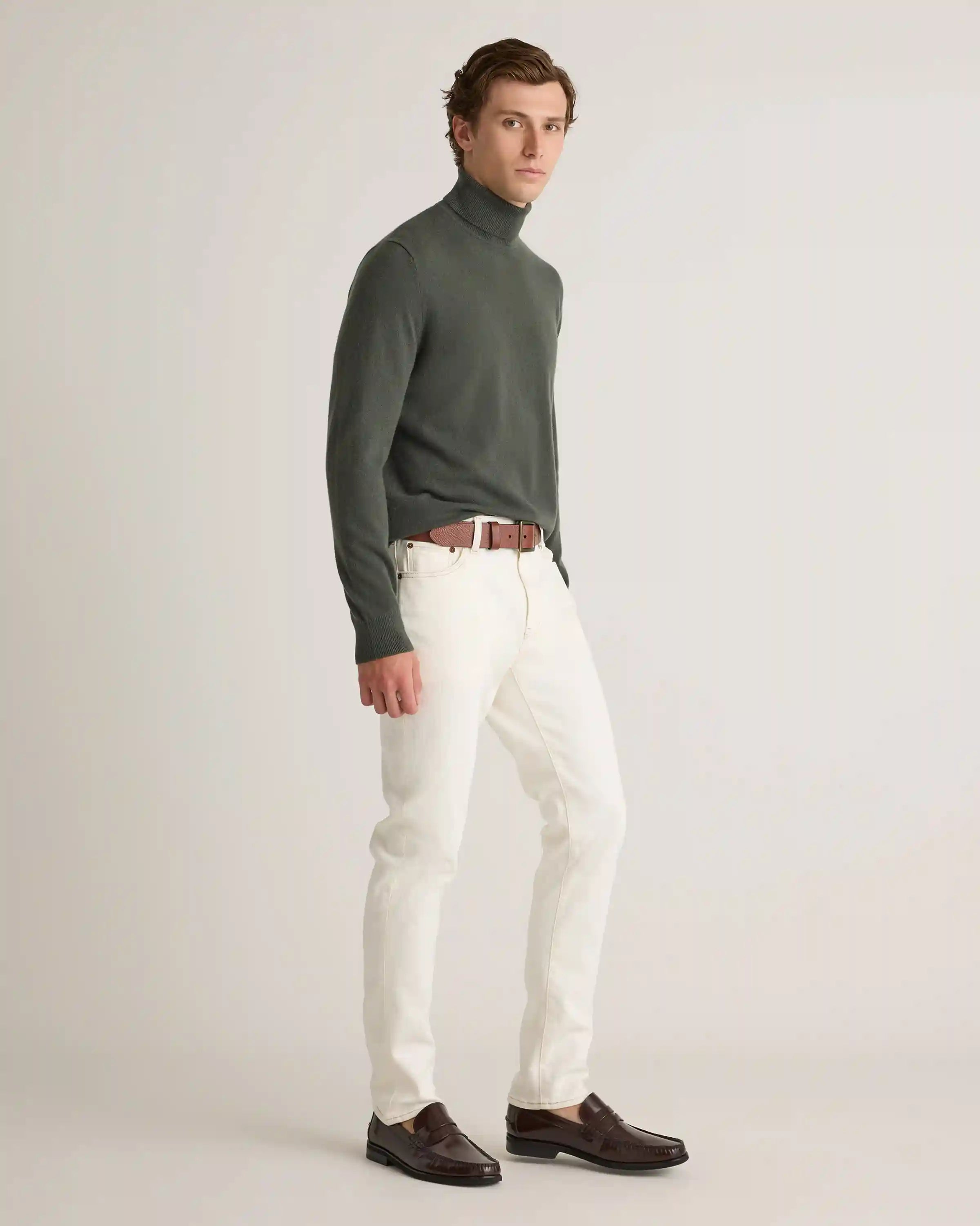Mongolian Cashmere Turtleneck Sweater