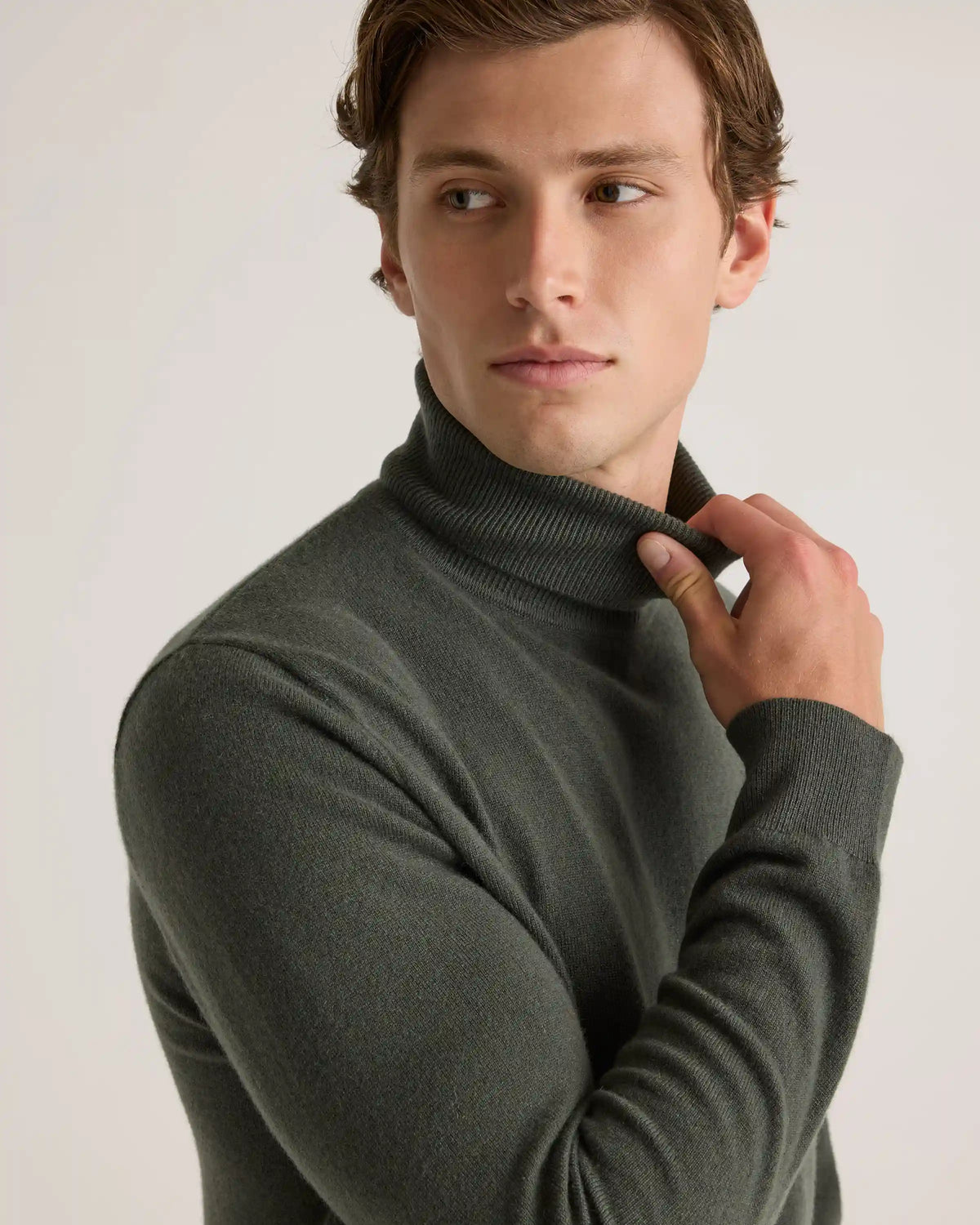 Mongolian Cashmere Turtleneck Sweater