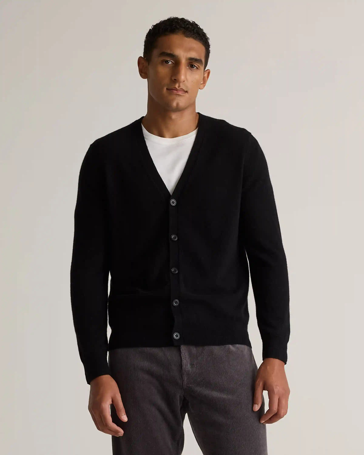 Mongolian Cashmere Cardigan Sweater