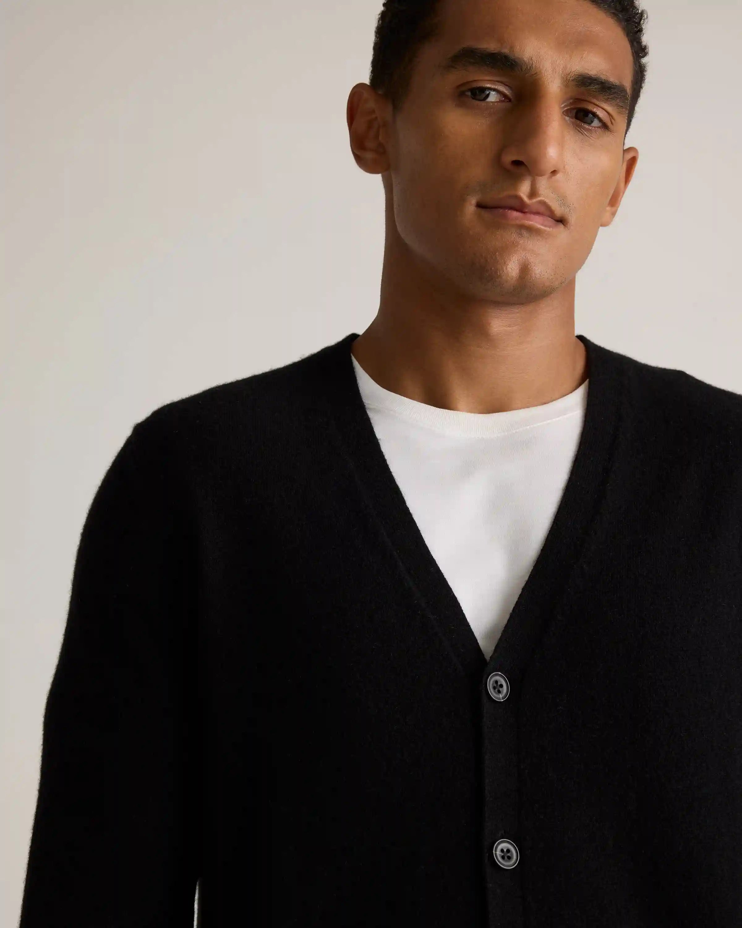 Mongolian Cashmere Cardigan Sweater
