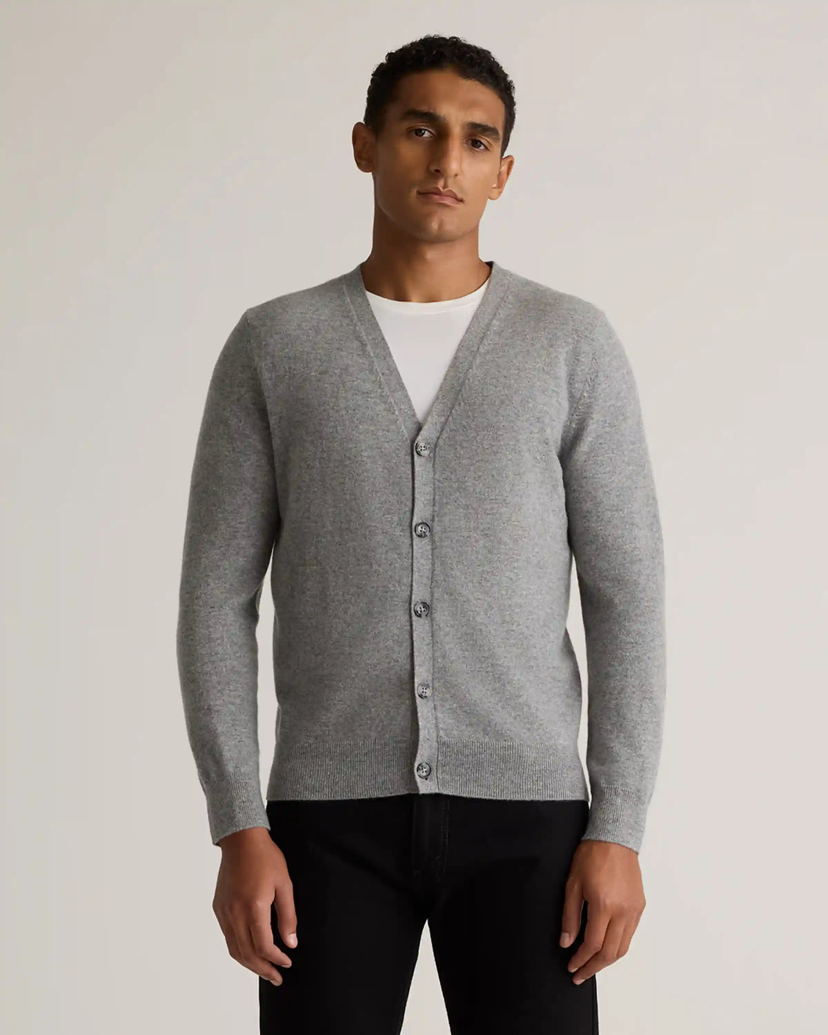 Mongolian Cashmere Cardigan Sweater