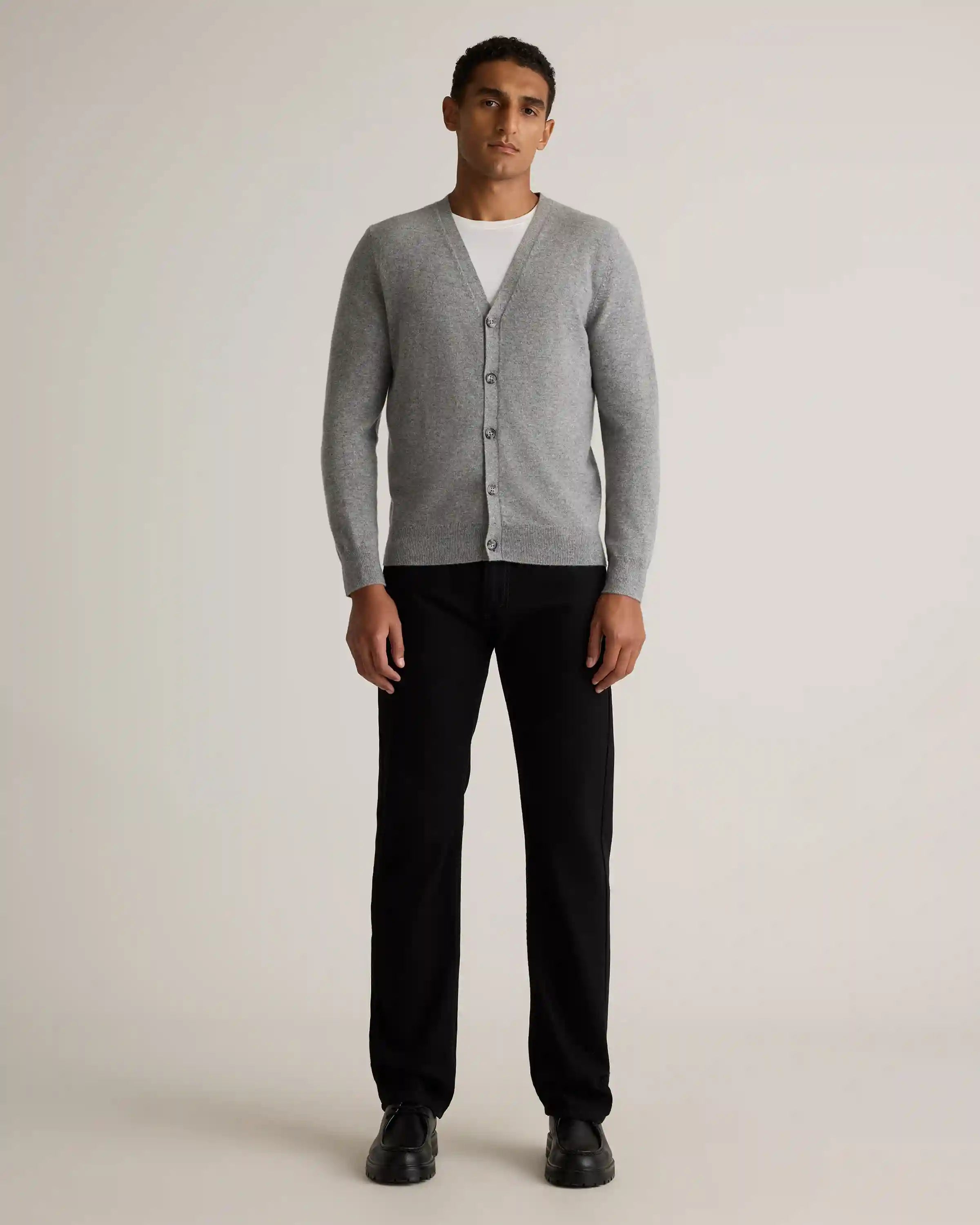 Mongolian Cashmere Cardigan Sweater