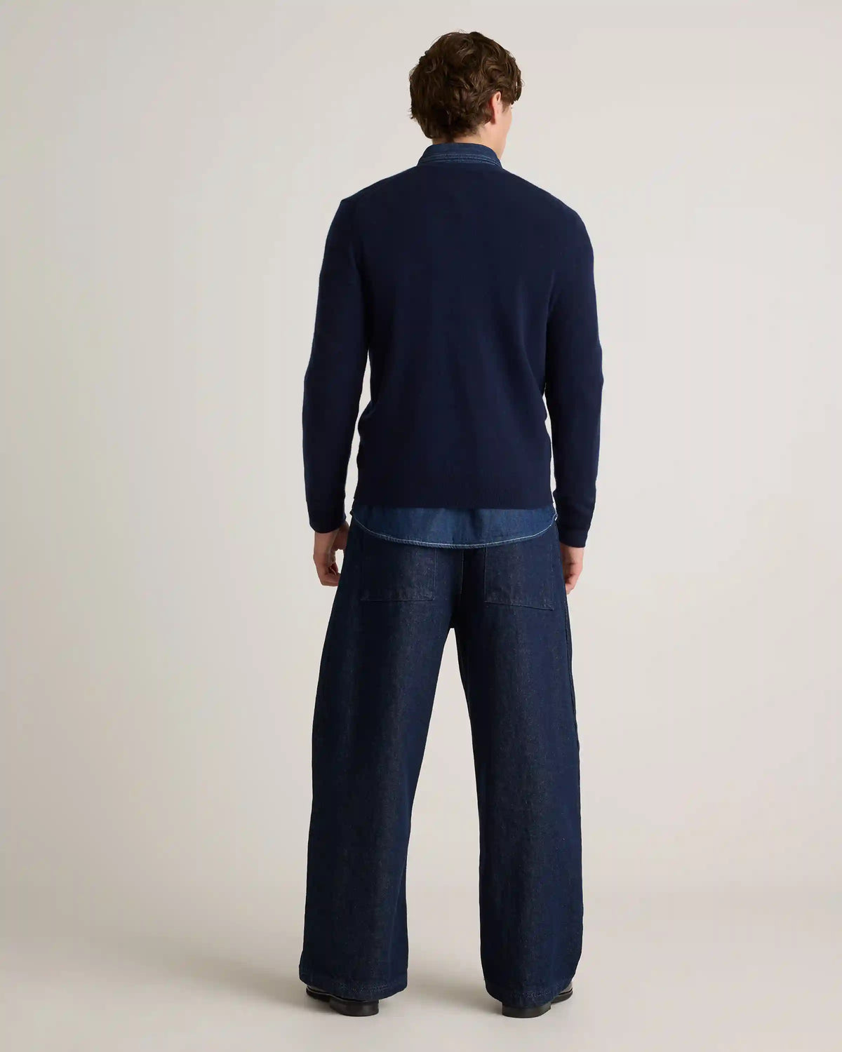 Mongolian Cashmere Cardigan Sweater