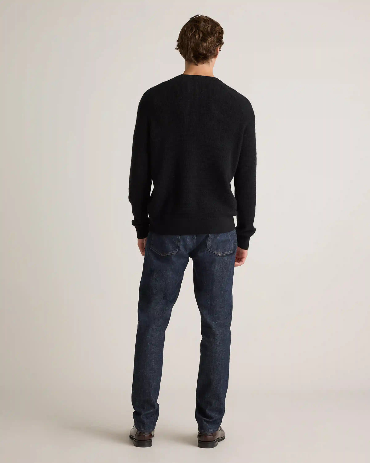 Mongolian Cashmere Waffle Sweatshirt