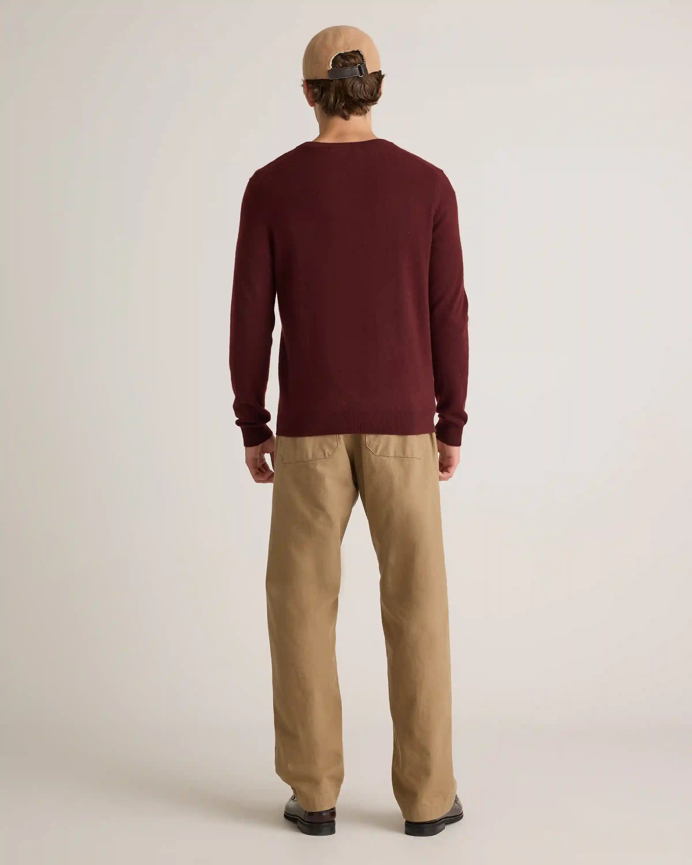 Mongolian Cashmere Henley Sweater